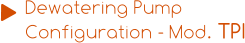 Dewatering Pump  Configuration - Mod. TPI